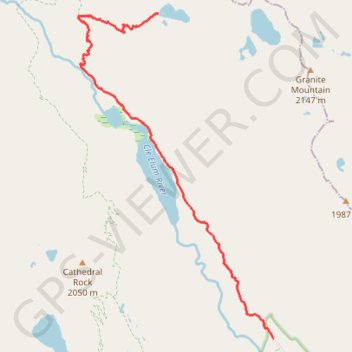 Tuck Lake and Hyas Lake via Deception Pass Trail and Robin Lakes Trail trail, distance, elevation, map, profile, GPS track