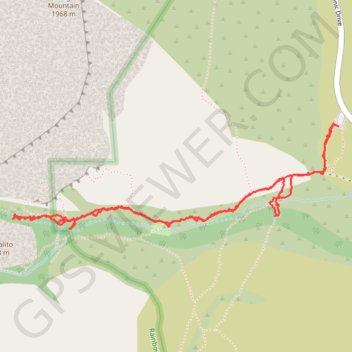 Pine Creek Trail trail, distance, elevation, map, profile, GPS track