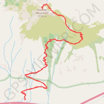Granite Mountain Trail in Mount Baker Snoqualmie National Forest trail, distance, elevation, map, profile, GPS track