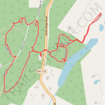 Leon Levy Preserve Trails trail, distance, elevation, map, profile, GPS track