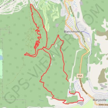 Bike Trails in Kimberley trail, distance, elevation, map, profile, GPS track