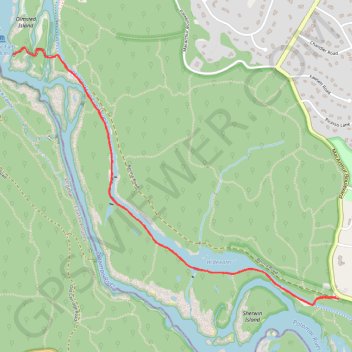 Great Falls Overlook via Chesapeake and Ohio Canal Trail trail, distance, elevation, map, profile, GPS track