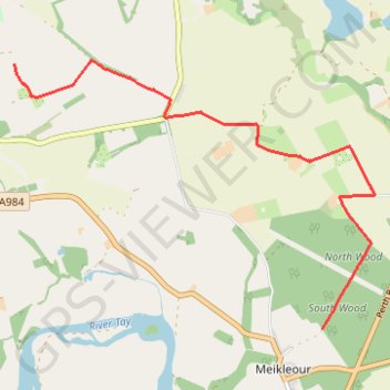 Around Meikleour trail, distance, elevation, map, profile, GPS track