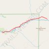 Tokopah Falls Trail in Sequoia National Park trail, distance, elevation, map, profile, GPS track