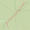 Black Star Canyon Falls trail, distance, elevation, map, profile, GPS track