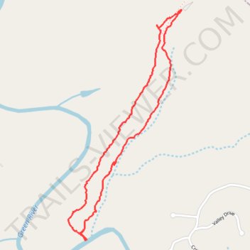 Alexander's Ford Loop Trail trail, distance, elevation, map, profile, GPS track