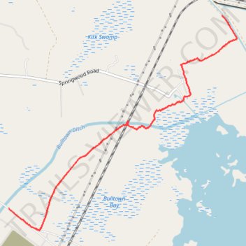 Palmetto Trail Lake Moultrie Passage trail, distance, elevation, map, profile, GPS track
