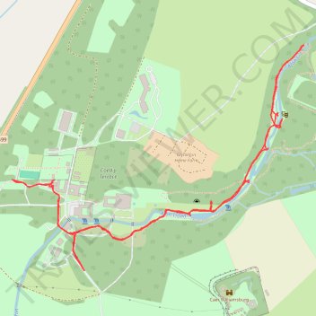 Glynllifon Survey trail, distance, elevation, map, profile, GPS track