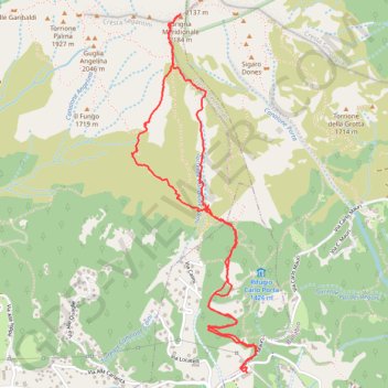 Traccia corrente: 13 MAR 2016 07:40 trail, distance, elevation, map, profile, GPS track