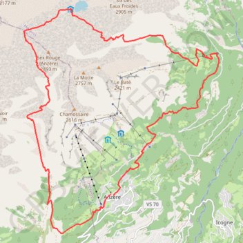 ANZERE_TRAIL DES AUDANNES trail, distance, elevation, map, profile, GPS track
