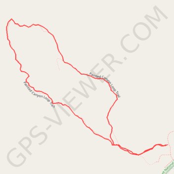 Painted Canyon Loop Trail in Theodore Roosevelt National Park trail, distance, elevation, map, profile, GPS track