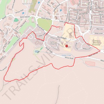 Huachuca Mountains Trail Loop trail, distance, elevation, map, profile, GPS track