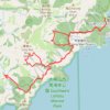 靈浪 靈浪左 狗嶺涌 靈白左右 trail, distance, elevation, map, profile, GPS track