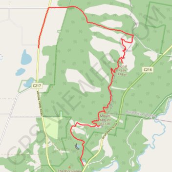 Cassidy Gap, Signal Peak, Mount Abrupt trail, distance, elevation, map, profile, GPS track