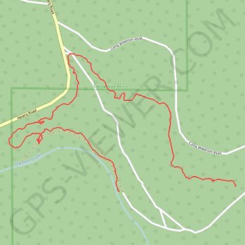 Paths in Camp Wilkerson trail, distance, elevation, map, profile, GPS track