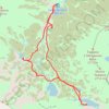 Bynderishki Lakes (circular) trail, distance, elevation, map, profile, GPS track