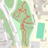 Walnut Woods of Evanstone trails trail, distance, elevation, map, profile, GPS track