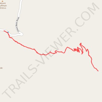 Lost Mine Trail in Big Bend National Park trail, distance, elevation, map, profile, GPS track