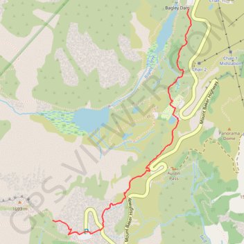 Wild Goose Trail in Mount Baker-Snoqualmie National Forest trail, distance, elevation, map, profile, GPS track