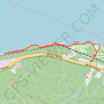 Drummonds Walk trail, distance, elevation, map, profile, GPS track