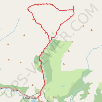 Munro Hillwalk Sgurr Coireachan Sgurr Thuilm trail, distance, elevation, map, profile, GPS track