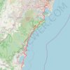 Minnamurra - Royal National Park - Sydney trail, distance, elevation, map, profile, GPS track