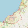 Portreath Oorthtowan Loop trail, distance, elevation, map, profile, GPS track