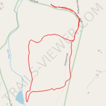 Edge Hill loop walk trail, distance, elevation, map, profile, GPS track