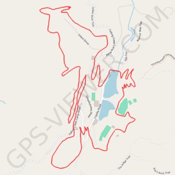 Reptar Loop Trail trail, distance, elevation, map, profile, GPS track