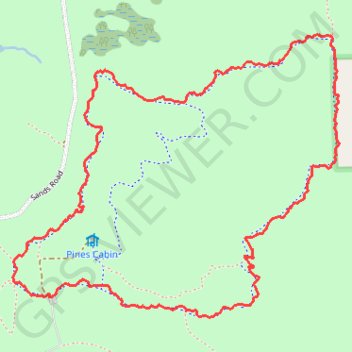 Bloomer Loop Trail - Ortonville State Recreation Area trail, distance, elevation, map, profile, GPS track