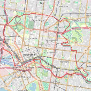 Capital City Trail trail, distance, elevation, map, profile, GPS track