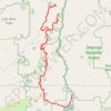 Sequoia National Forest trail, distance, elevation, map, profile, GPS track