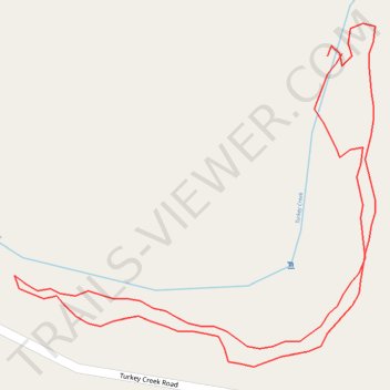 Turkey Creek trail, distance, elevation, map, profile, GPS track