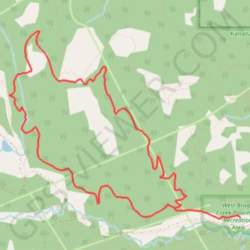 Braggin Rights to Long Distance Loop trail, distance, elevation, map, profile, GPS track