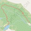 Diamond Lake trail, distance, elevation, map, profile, GPS track