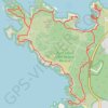 Point Lobos Loop trail, distance, elevation, map, profile, GPS track