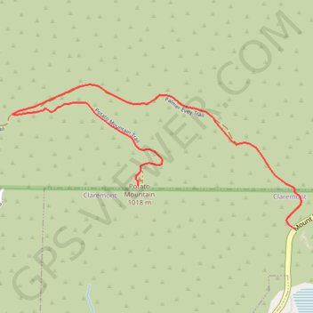 Potato Mountain trail, distance, elevation, map, profile, GPS track
