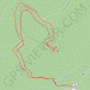 Boolimba Bluff trail, distance, elevation, map, profile, GPS track