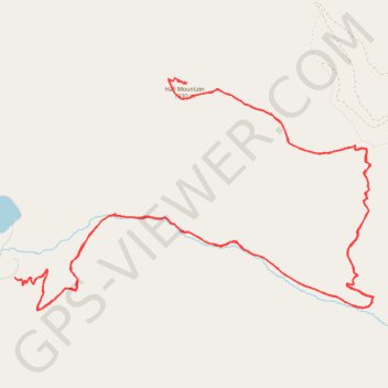 Hall Mountain Trail trail, distance, elevation, map, profile, GPS track