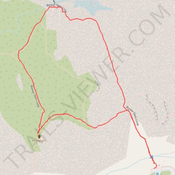 Barker Dam Loop Trail in Joshua Tree National Park trail, distance, elevation, map, profile, GPS track
