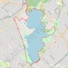White Rock Lake Loop trail, distance, elevation, map, profile, GPS track