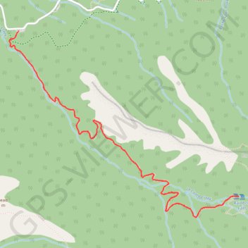 Rainbow Falls trail, distance, elevation, map, profile, GPS track