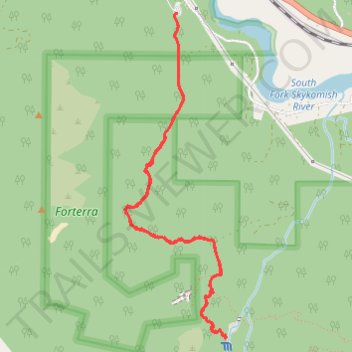 Bridal Veil Falls trail, distance, elevation, map, profile, GPS track