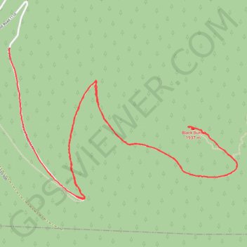 Black Butte summit trail, distance, elevation, map, profile, GPS track