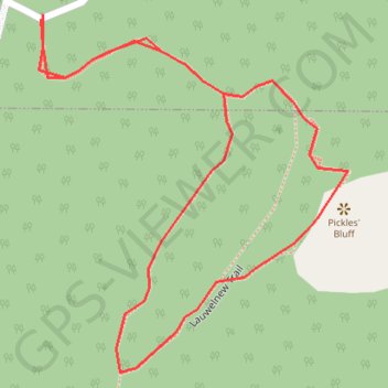 Mount Newton - Pickles' Bluff Loop trail, distance, elevation, map, profile, GPS track