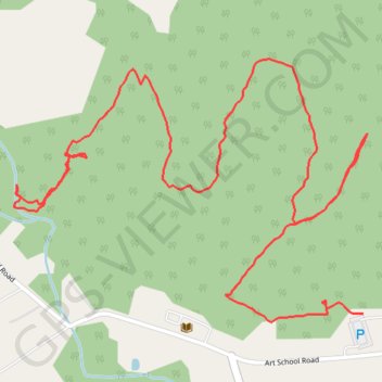 Ridge Trail trail, distance, elevation, map, profile, GPS track