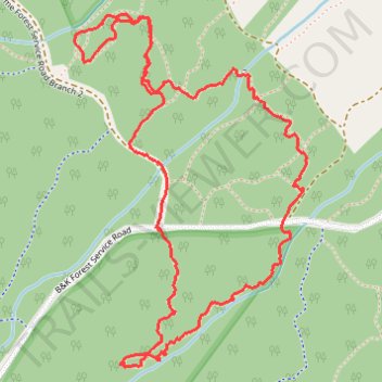 Loop hike on Oxygen Trail and Elphinstone Health Trail trail, distance, elevation, map, profile, GPS track