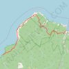 Seawall Trail Day 4 trail, distance, elevation, map, profile, GPS track
