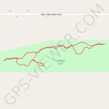 Lambert Trail trail, distance, elevation, map, profile, GPS track