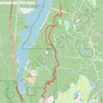 Caleb Pike - Mount Finlayson - Holmes Peak trail, distance, elevation, map, profile, GPS track
